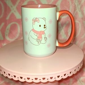Pink bear mug